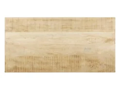 Mesa de comedor de madera maciza de mango 120x60x76 cm