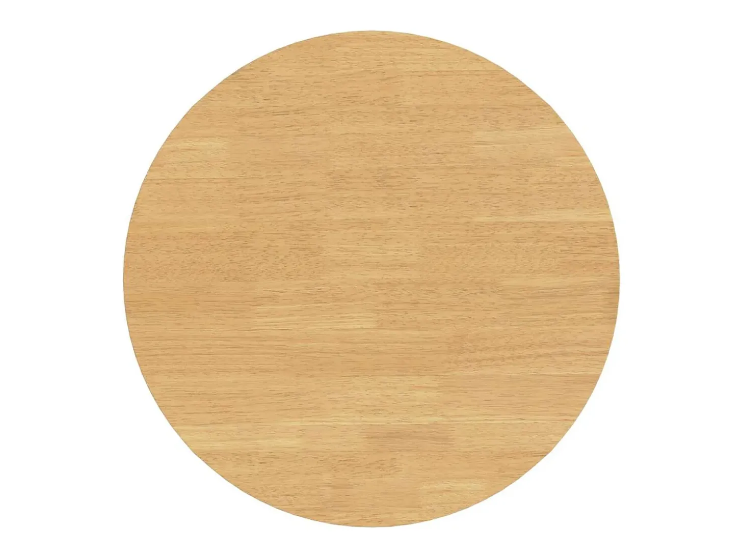 Mesa de comedor de madera maciza natural y caucho