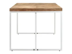 Mesa de comedor de madera maciza de acacia y mango 180x90x76 cm