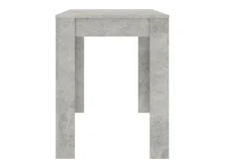 Mesa de comedor de madera de ingeniería gris 120x60x76 cm ES906429