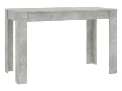 Mesa de comedor de madera de ingeniería gris 120x60x76 cm ES906429