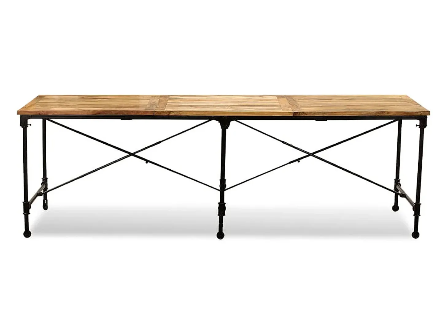 Mesa de comedor de madera maciza de mango 240 cm