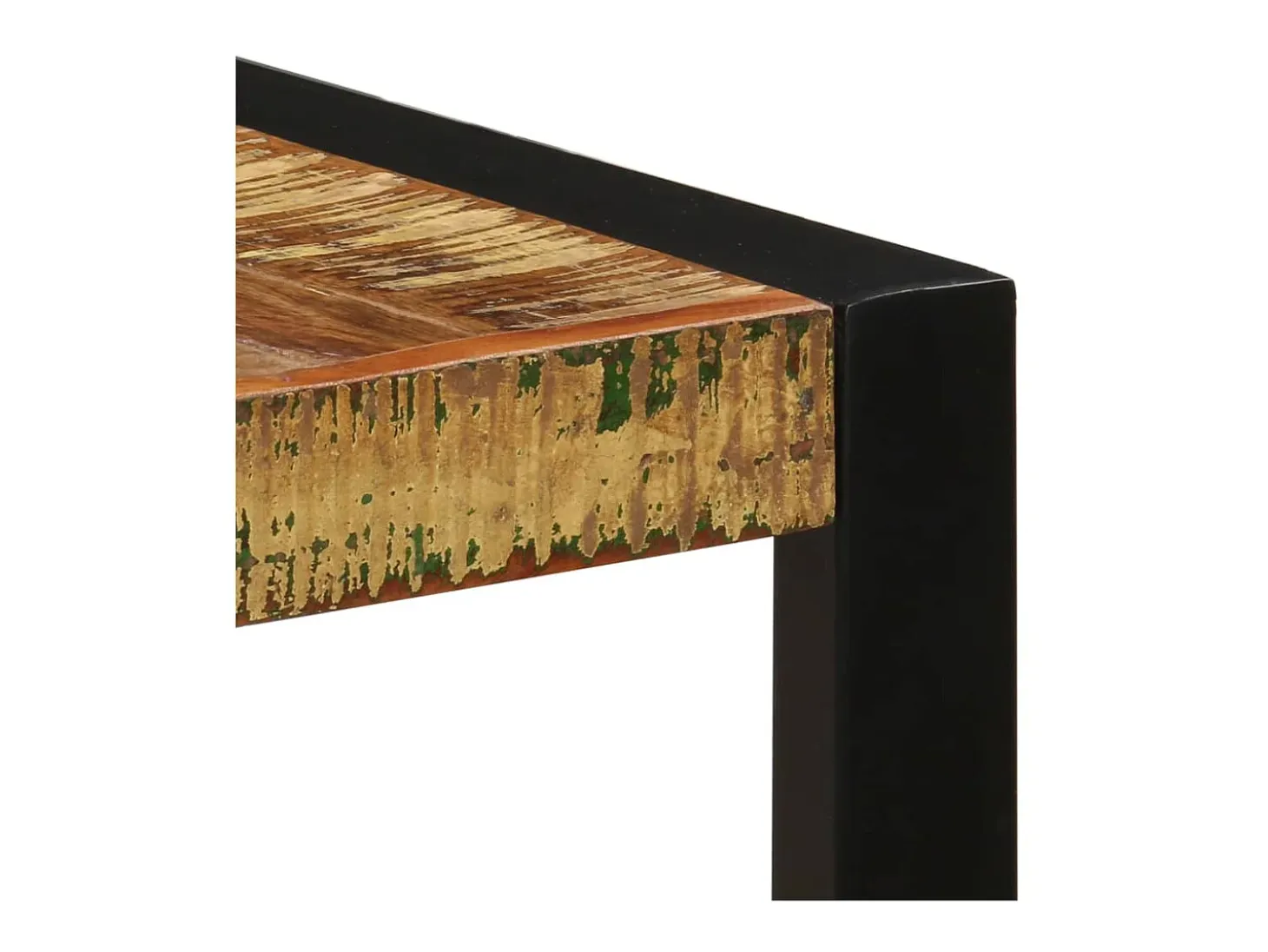 Mesa de comedor de madera maciza reciclada 140x70x75 cm ES109222