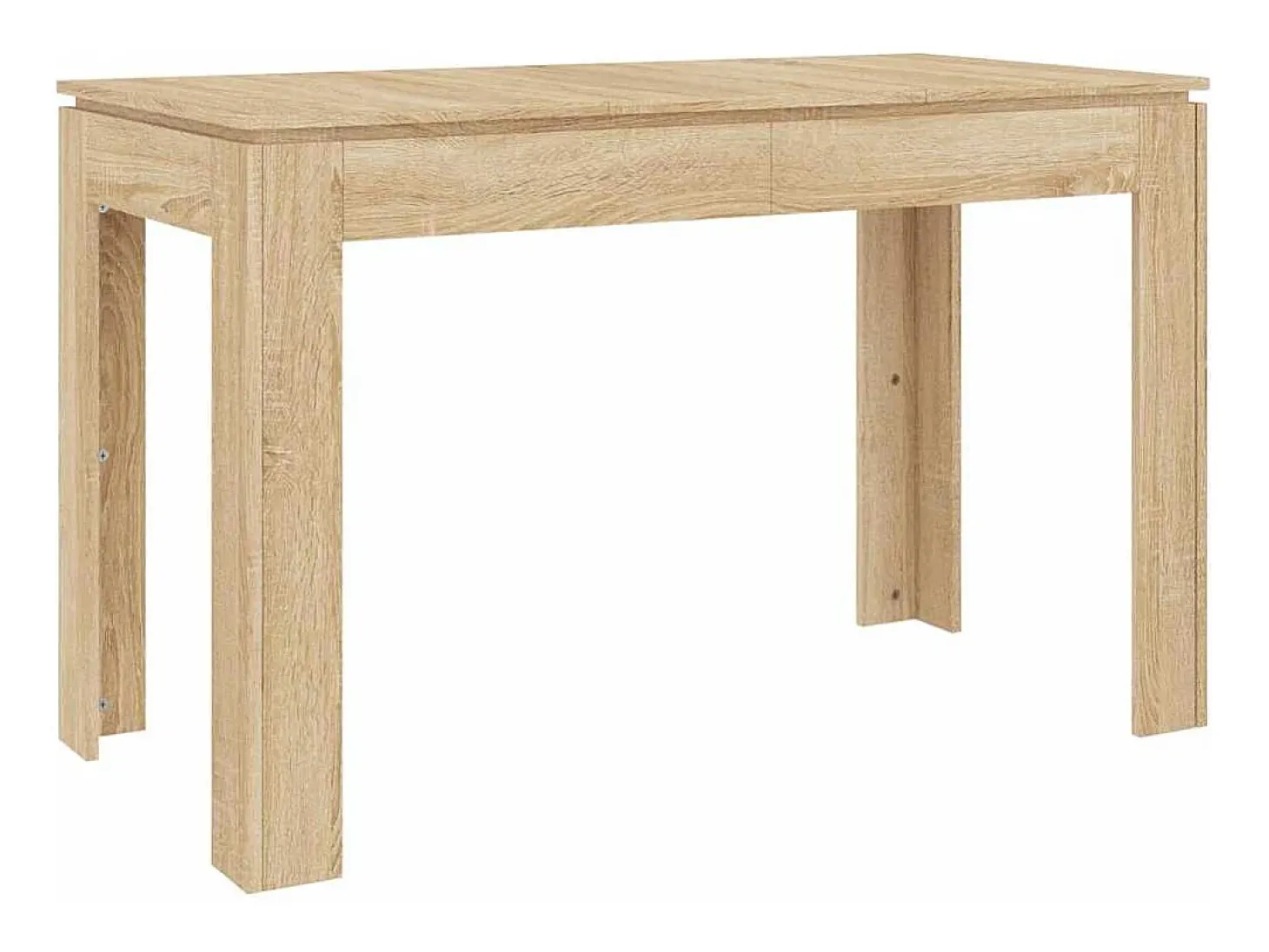 Mesa de comedor de roble Sonoma 120x60x76 cm Madera de ingeniería