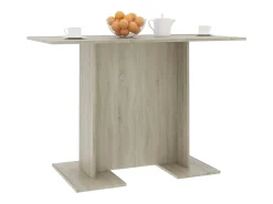 Mesa de comedor de roble Sonoma 110 x 60 x 75 cm Aglomerado