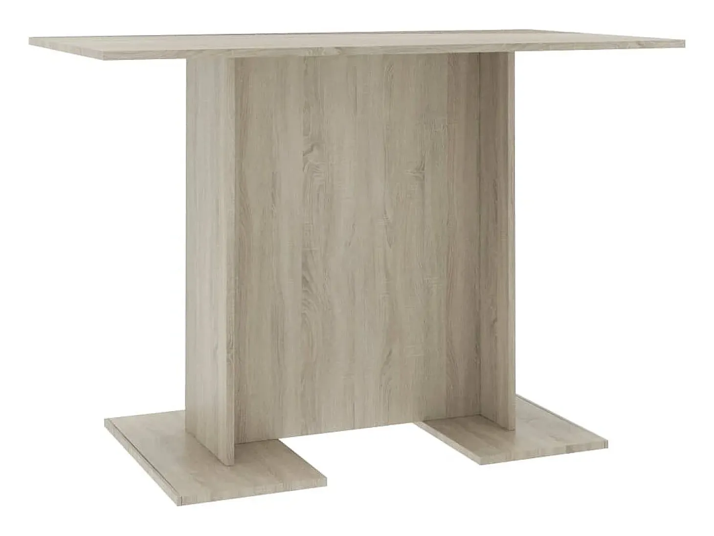 Mesa de comedor de roble Sonoma 110 x 60 x 75 cm Aglomerado