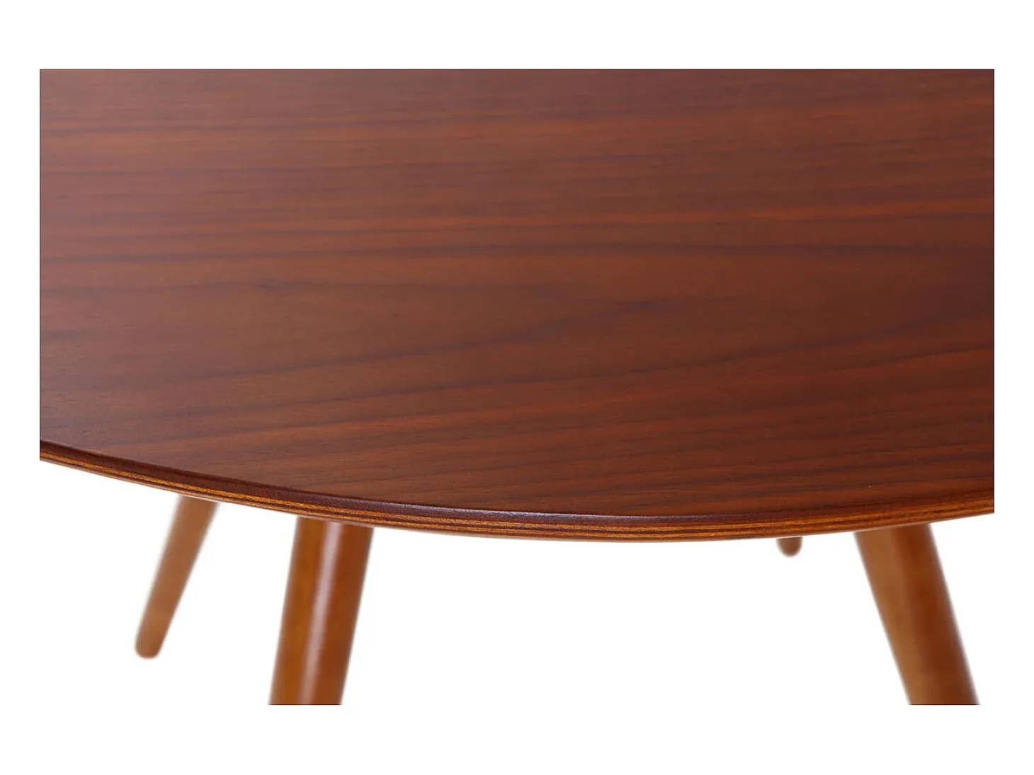 Mesa de comedor diseño redondo nogal D90 ARTIK