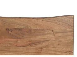 Mesa de comedor en madera acacia natural 6 plazas