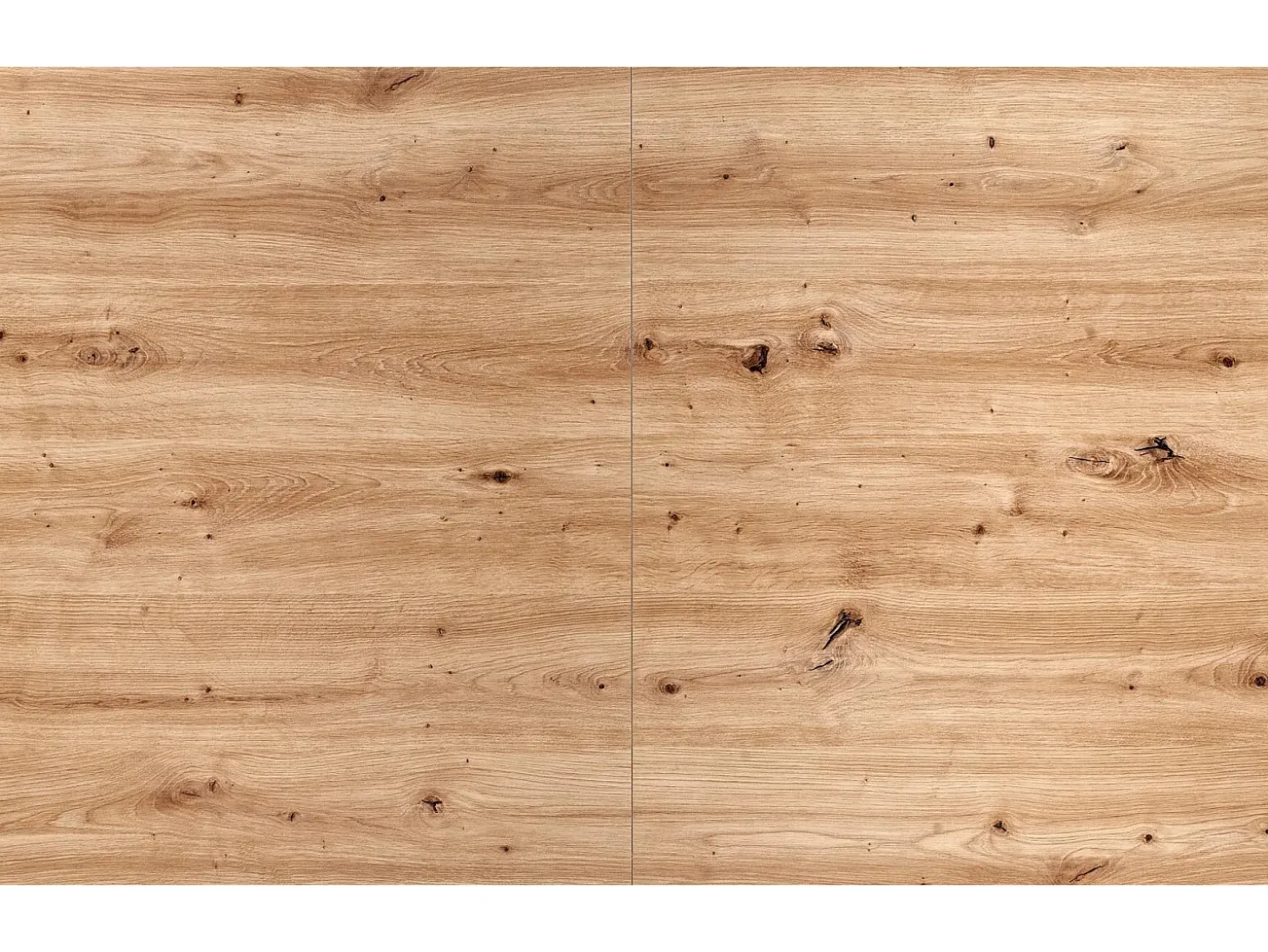 Mesa de comedor extensible roble y negro 130cm Celso