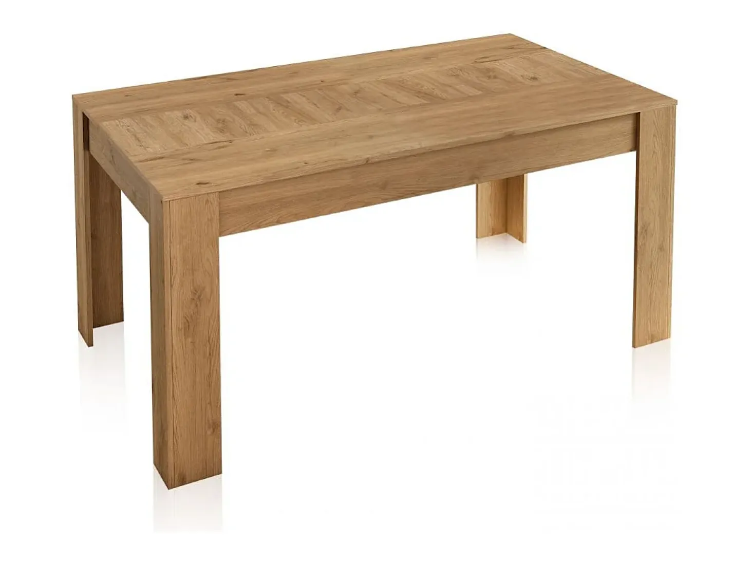 Mesa de comedor extensible Kana Roble Nude