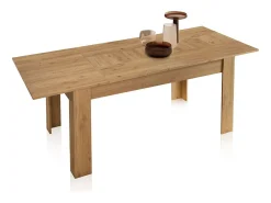 Mesa de comedor extensible Kana Roble Nude