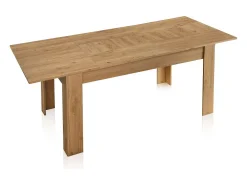 Mesa de comedor extensible Kana Roble Nude
