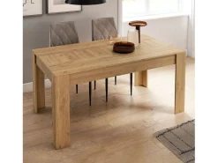 Mesa de comedor extensible Kana Roble Nude