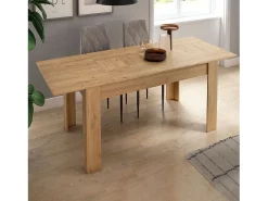 Mesa de comedor extensible Kana Roble Nude