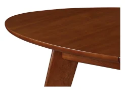 Mesa de comedor extensible diseño nogal L150-200 MARIK