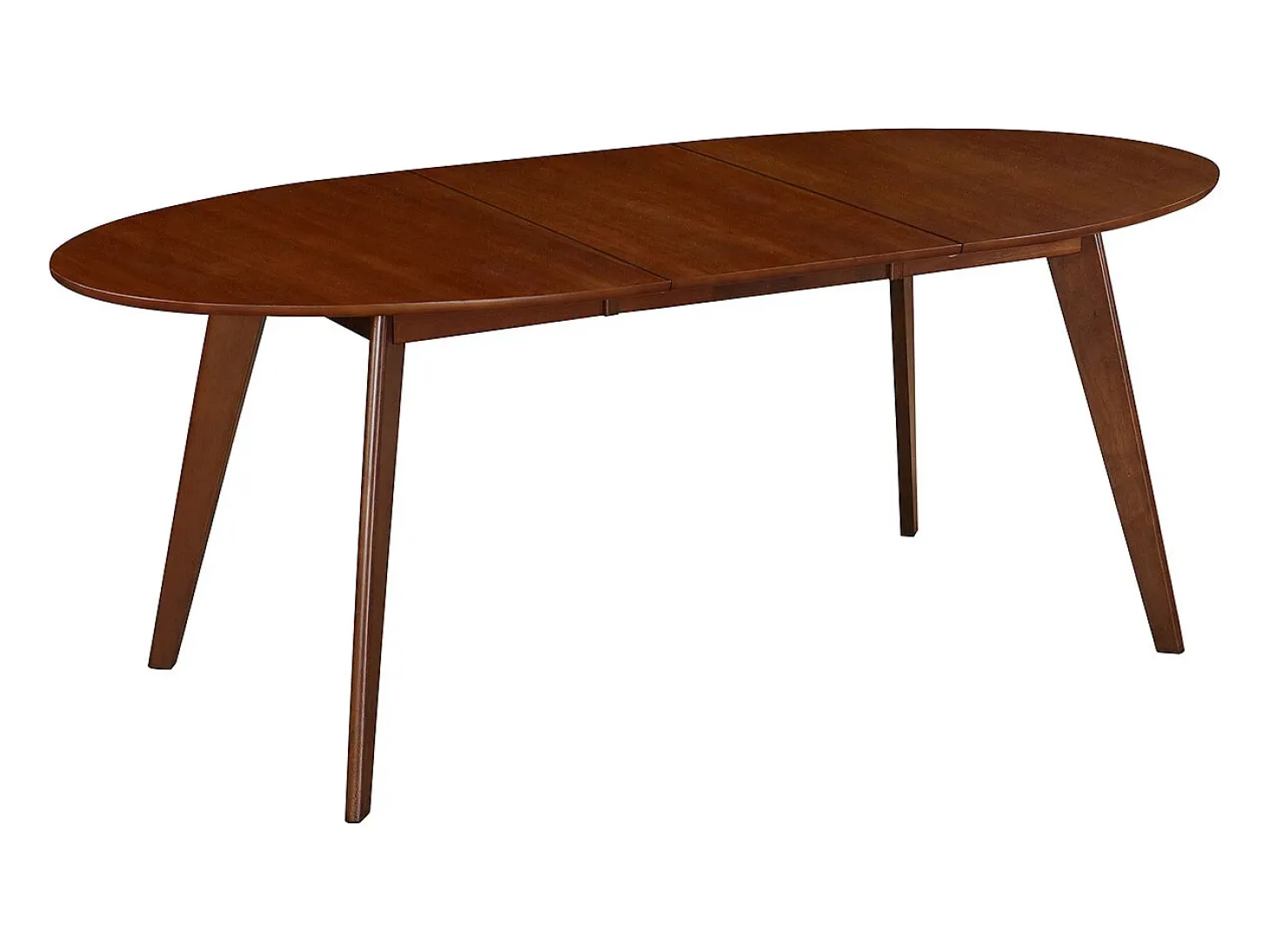 Mesa de comedor extensible diseño nogal L150-200 MARIK