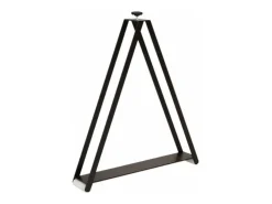 Mesa de comedor extensible de madera Ribo-Color Natural-Base y soporte con ruedas-5 alargaderas finas-Ancho extensible