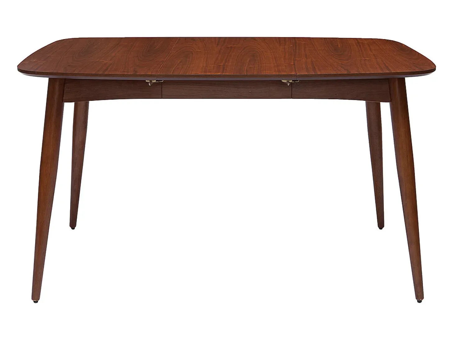 Mesa de comedor extensible nogal L90-130 cm NORDECO