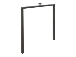 Mesa de comedor extensible tiroz evolución-Gris cemento-2 pies-180 à 284cm