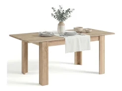 Mesa de comedor extensible en roble canadian 140-190x90 cm Sira Roble Canadian