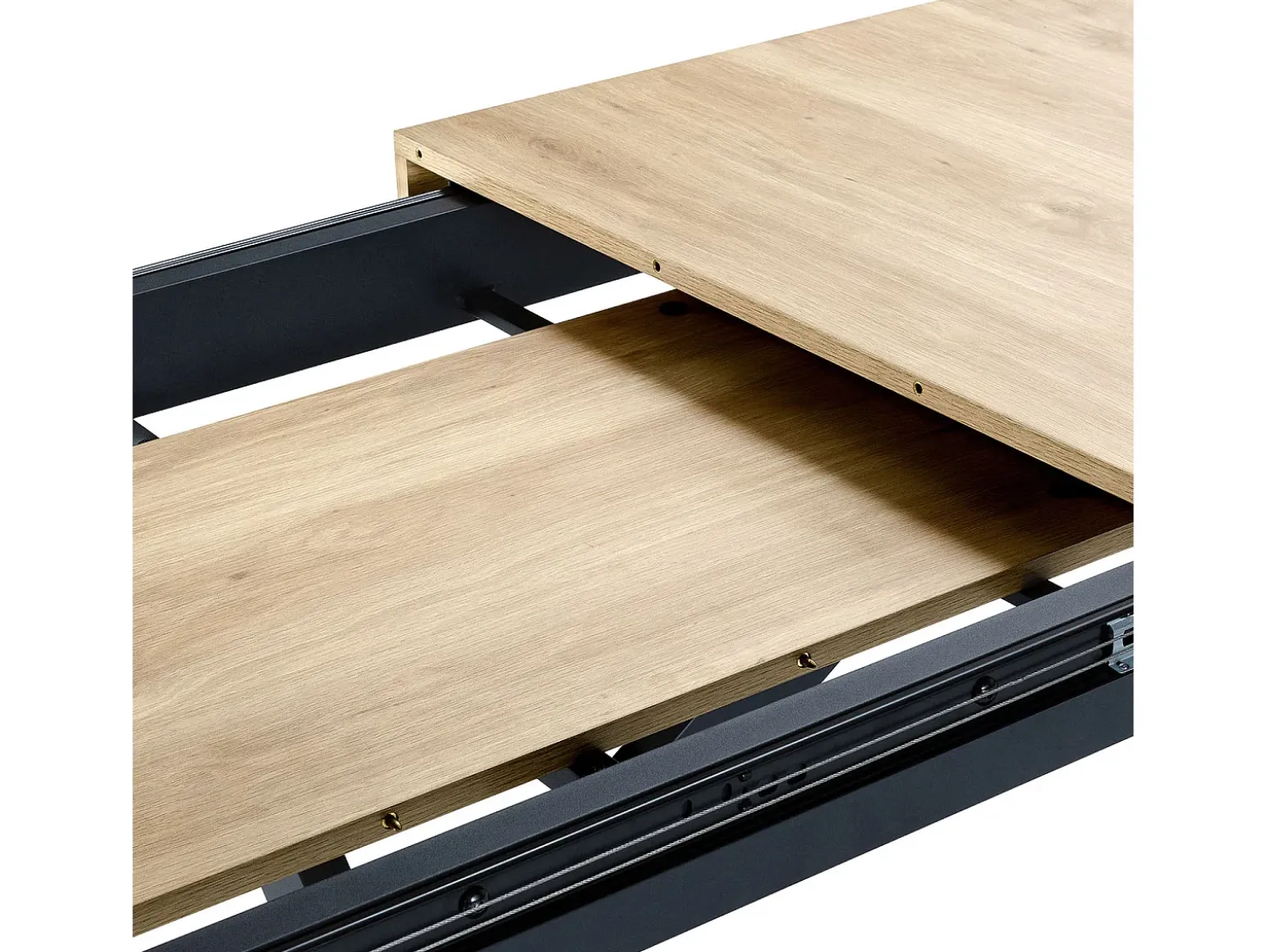 Mesa de Comedor Extensible Palermo Color Roble, 140-180 cm