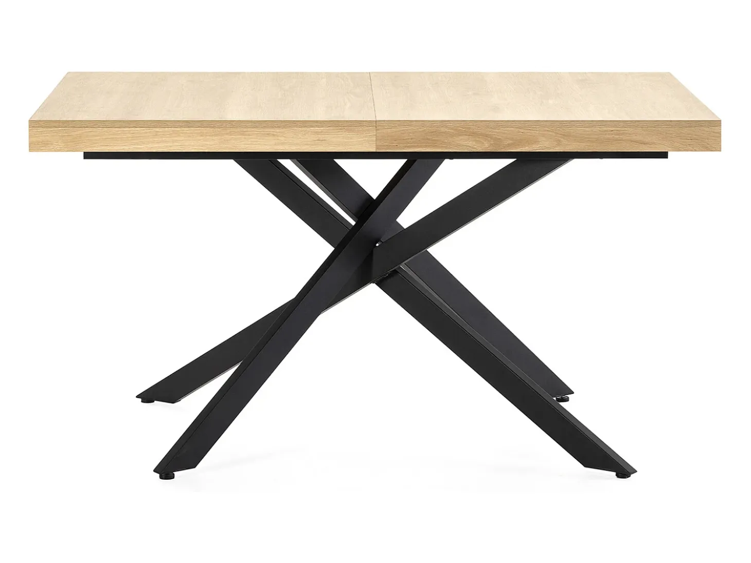 Mesa de Comedor Extensible Palermo Color Roble, 140-180 cm