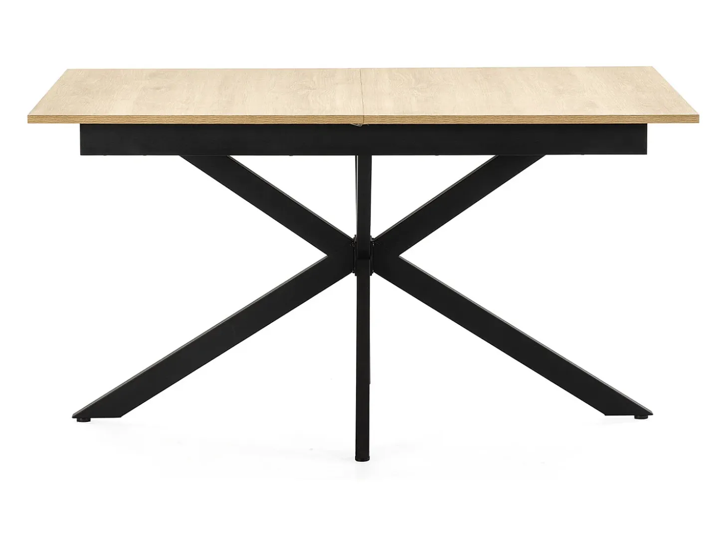 Mesa de Comedor Extensible Prato Color Roble, 140-180 cm