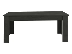Mesa de comedor extensible 140-190 x 90 cm sala de estar pizarra Jesi Mile