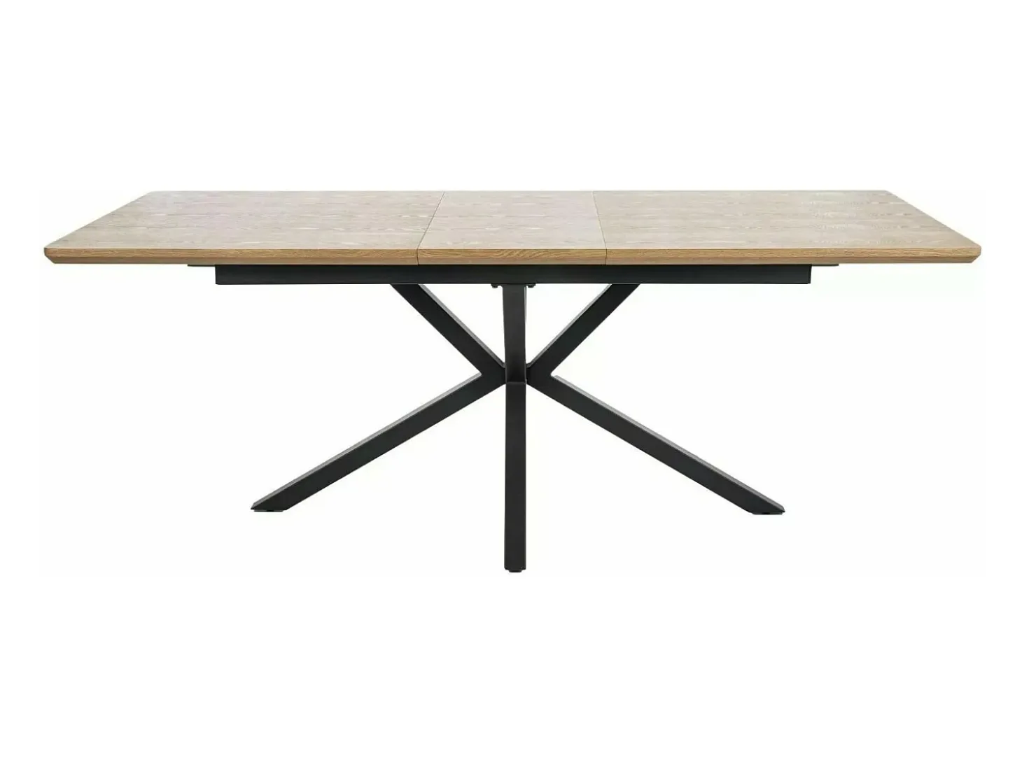 Mesa de comedor extensible 160-200 cm aspecto roble Tommy