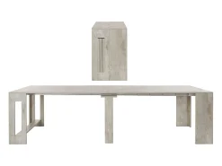 Mesa de comedor extensible 90x51-300cm consola vestíbulo Pratika Pilka