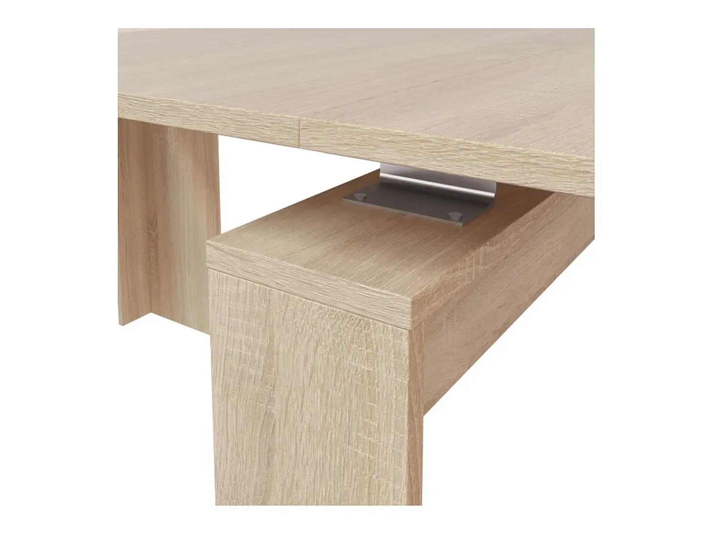 Mesa de comedor extensible Practico