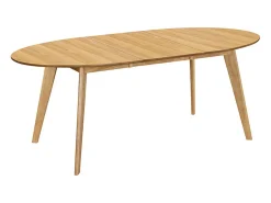 Mesa de comedor extensible diseño roble L150-200 MARIK
