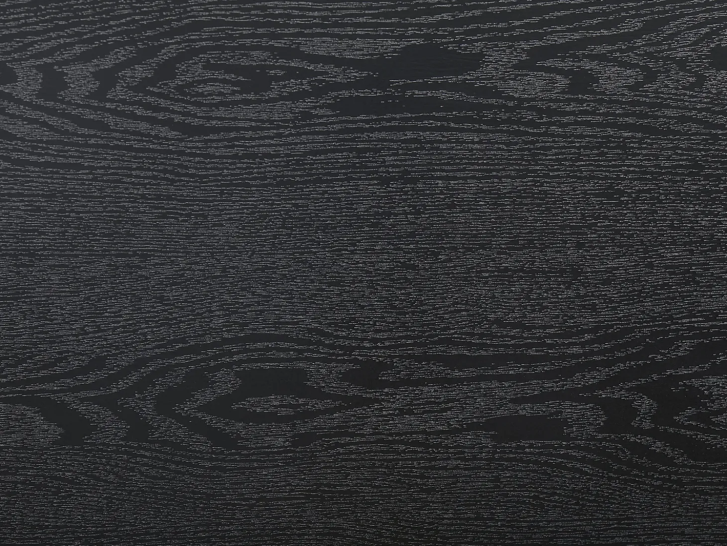 Mesa de comedor extensible para 6 a 12 comensales de MDF y acero - Negro - KOMONI