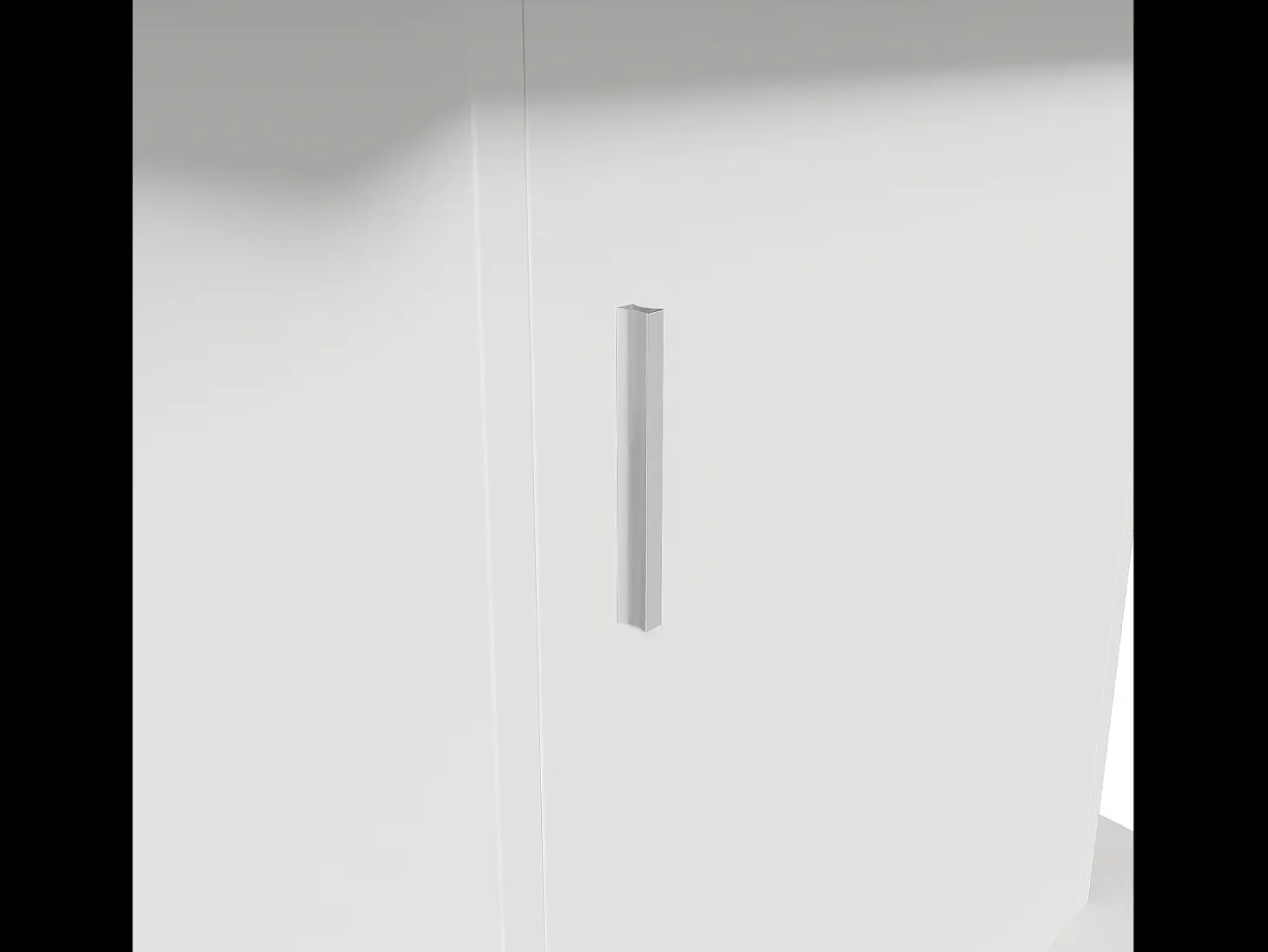 Mesa de comedor extensible ovalada con almacenaje - Blanca 110(130)x70x75cm
