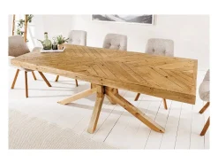 Mesa de comedor LOVARK – Rectangular 200 cm – Madera maciza de pino