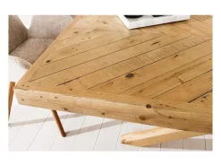 Mesa de comedor LOVARK – Rectangular 200 cm – Madera maciza de pino