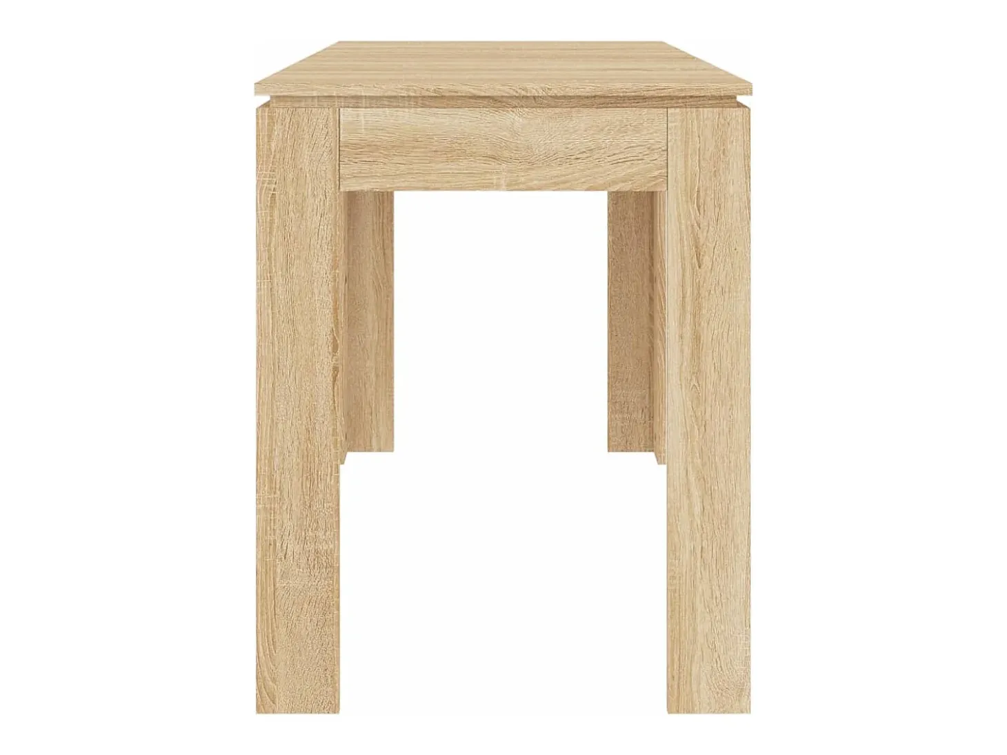 Mesa de comedor madera contrachapada roble Sonoma 120x60x76cm