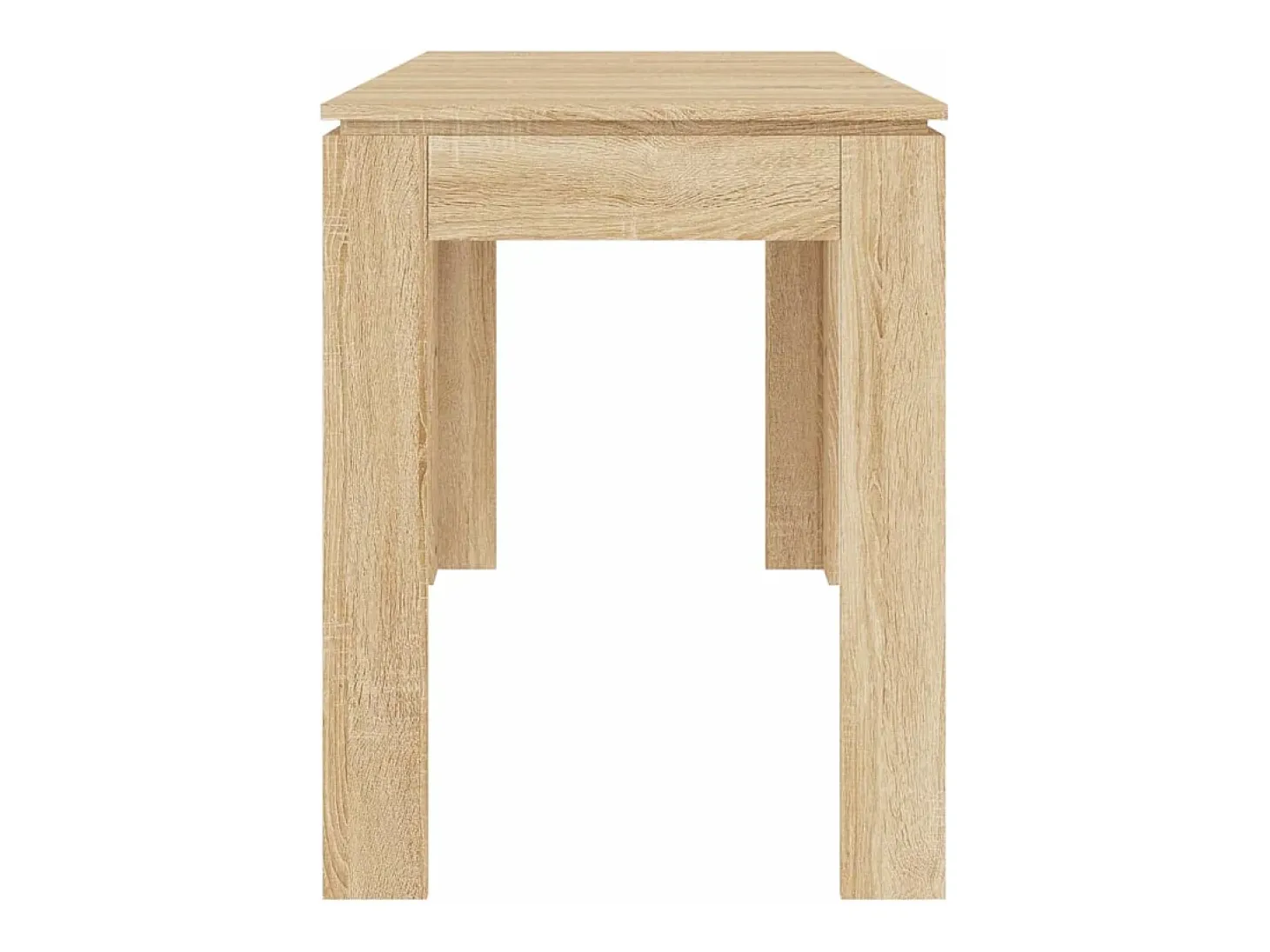 Mesa de comedor madera contrachapada roble Sonoma 120x60x76cm