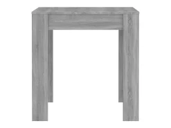 Mesa de comedor madera contrachapada gris Sonoma 140x74,5x76 cm