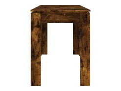 Mesa de comedor madera contrachapada roble ahumado 120x60x76 cm