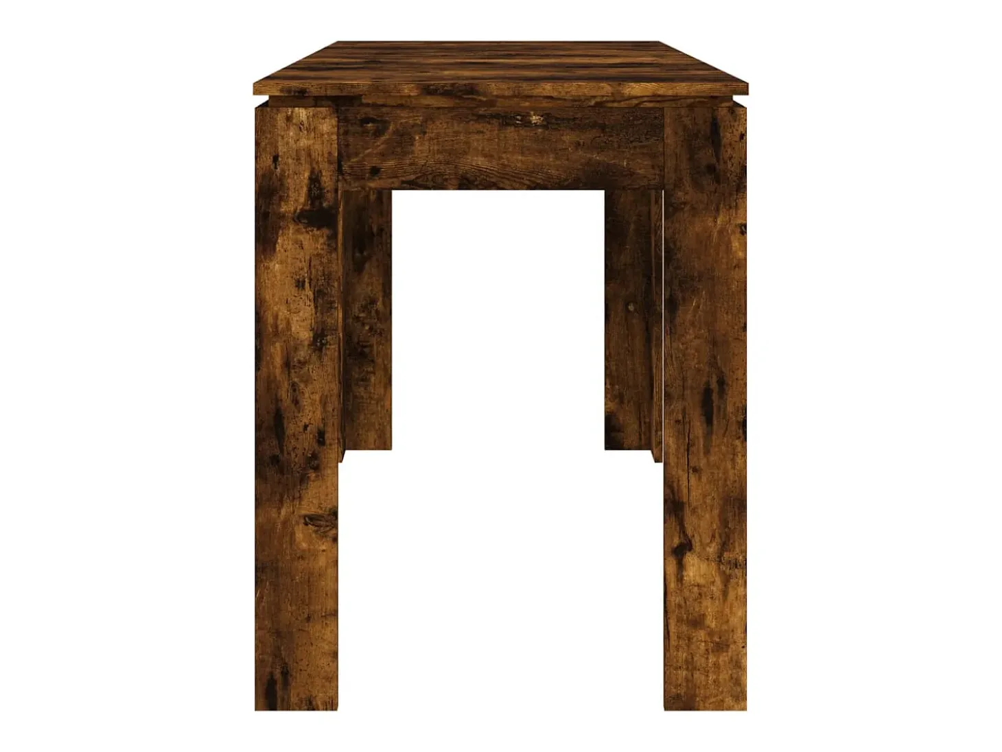 Mesa de comedor madera contrachapada roble ahumado 120x60x76 cm