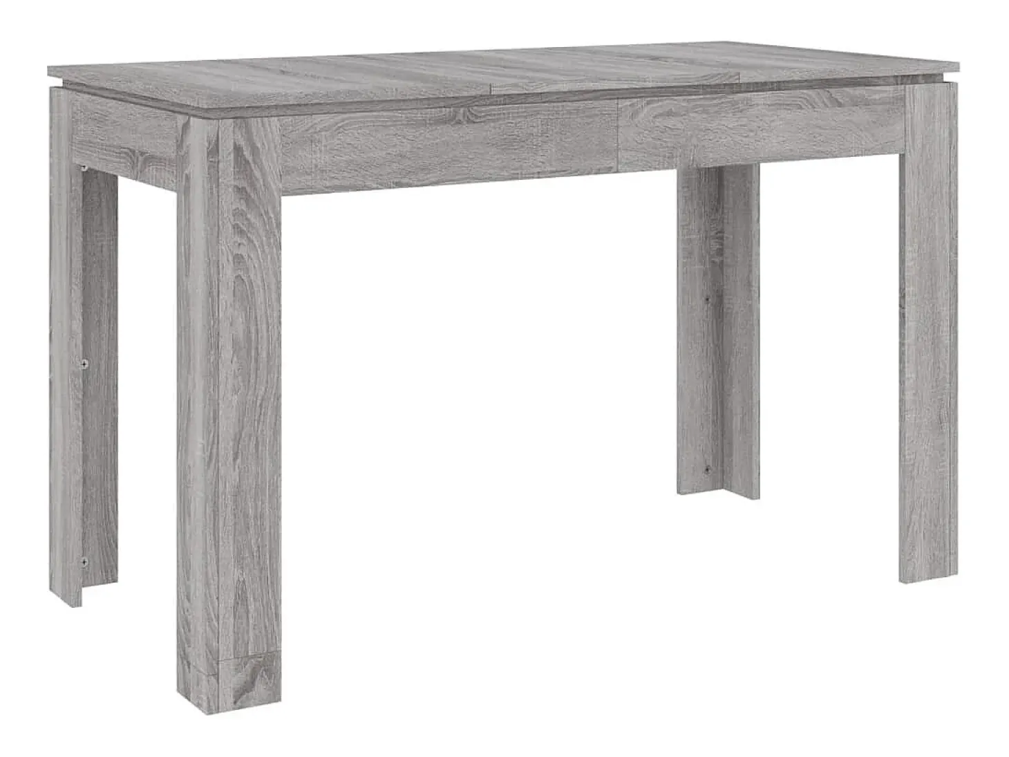 Mesa de comedor madera de ingeniería Sonoma gris 120x60x76 cm
