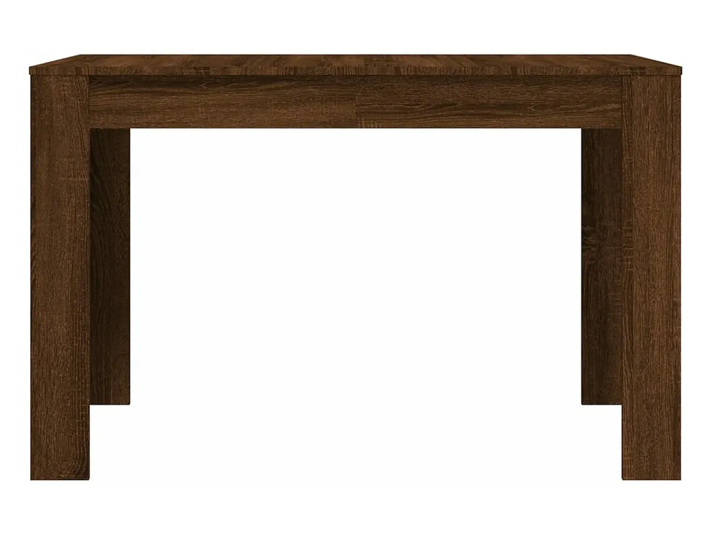 Mesa de comedor madera de ingeniería marrón roble 120x60x76 cm