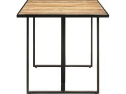Mesa de comedor madera de mango rugosa 180 cm ES562298