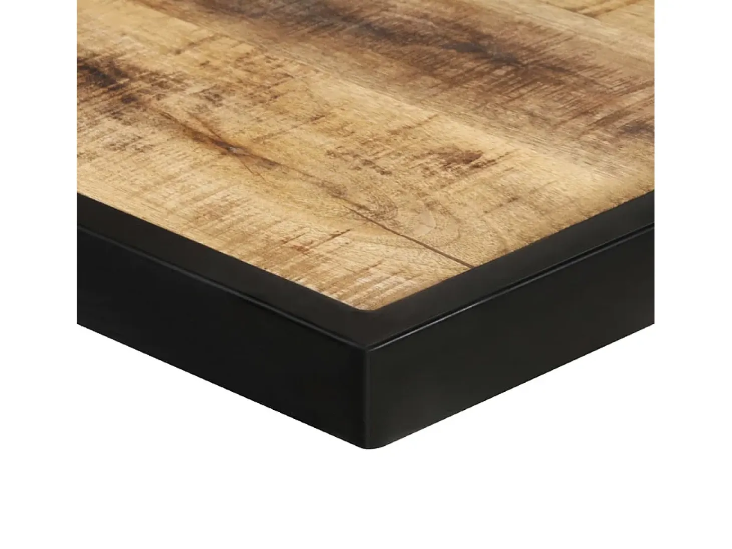 Mesa de comedor madera de mango rugosa 180 cm ES562298