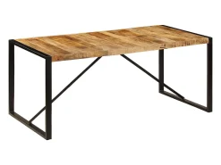 Mesa de comedor Madera de mango crudo 180 cm