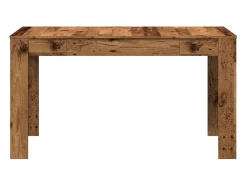 Mesa de comedor madera ingeniería envejecida 140x74,5x76 cm