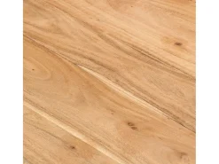 Mesa de comedor madera maciza de acacia negra 180x90x77 cm