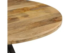 Mesa de comedor madera maciza de mango 110x75 cm ES566345