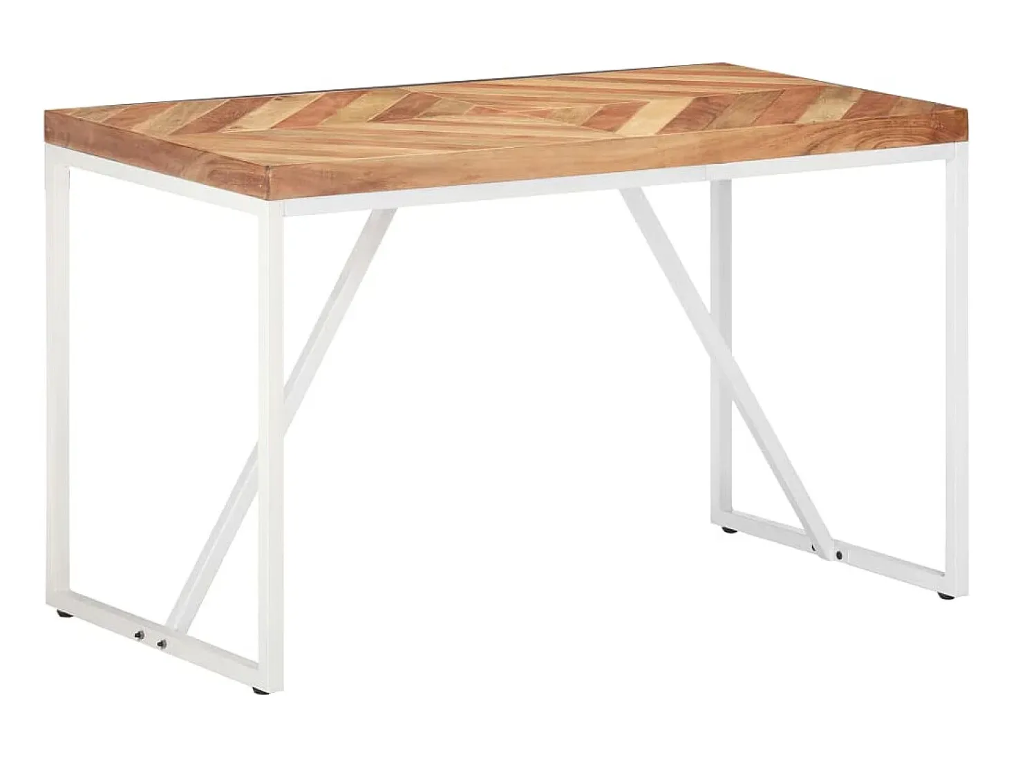 Mesa de comedor madera maciza de acacia y mango 120x60x76 cm